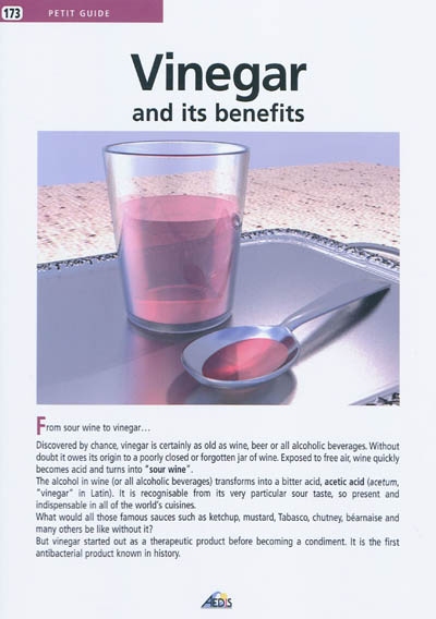 Vinegar and its benefits
