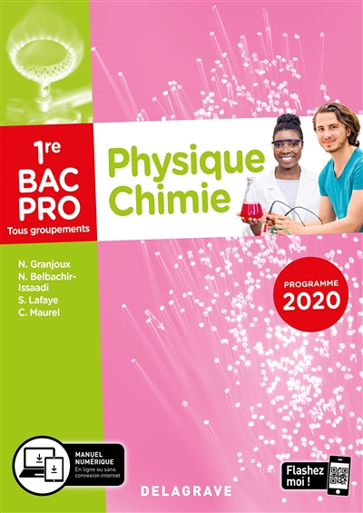 Physique chimie 1re bac pro tous groupements : programme 2020