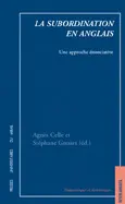 La subordination en anglais : un approche énonciative