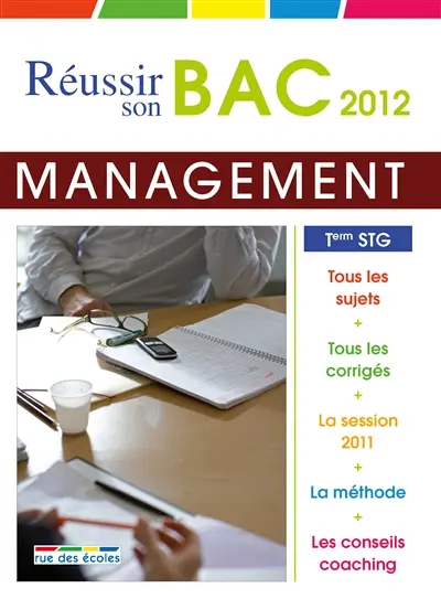 Management des organisations, terminale STG : bac 2012