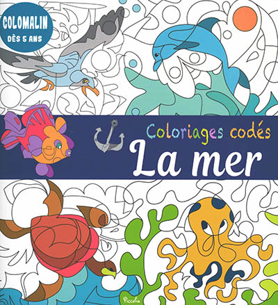 La mer : coloriages codés