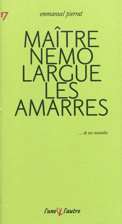 Maître Nemo largue les amarres