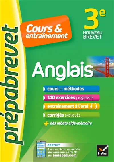 Anglais 3e : cours & entraînement : nouveau brevet