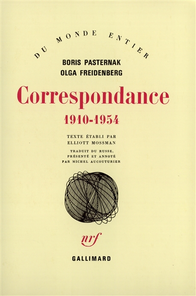 Correspondance : 1910-1954