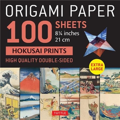 Origami Paper 100 sheets Hokusai Prints 8" 21 cm