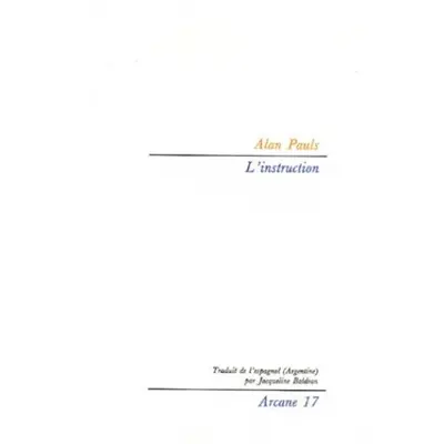L'instruction