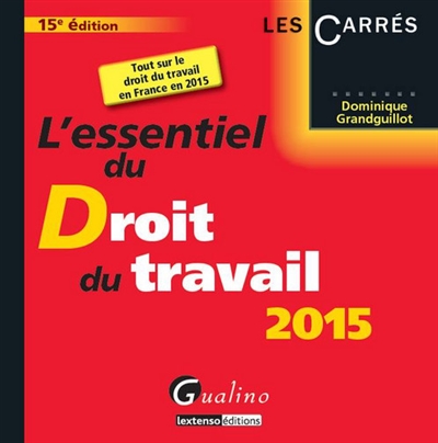 L'essentiel du droit du travail 2015