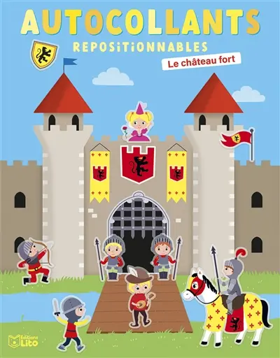 Le château fort : autocollants repositionnables