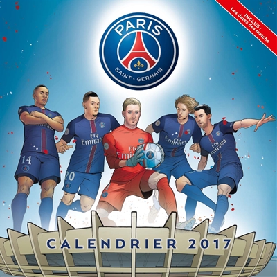 Paris Saint-Germain : calendrier 2017