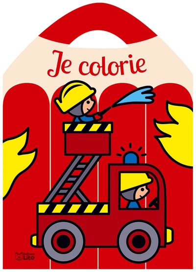 je colorie : les pompiers