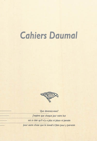 Cahiers Daumal, n° 7