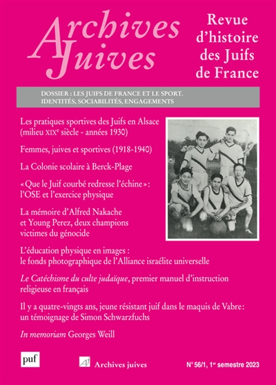 Archives juives, n° 56-1....