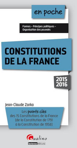 Constitutions de la France...