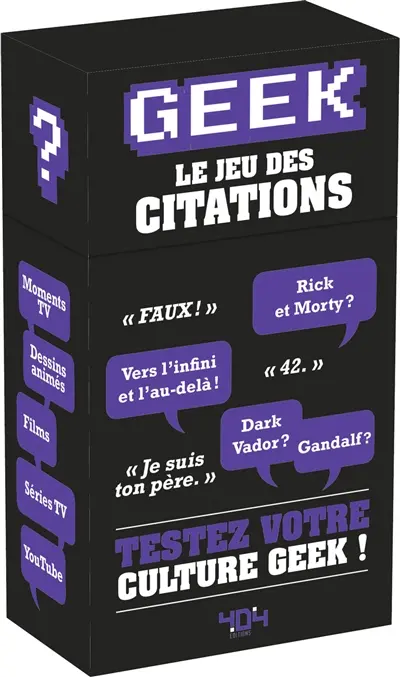 Geek : le jeu des citations