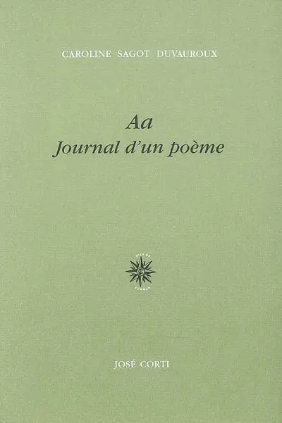 Aa : journal d'un poème