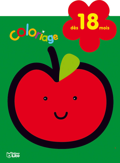La pomme : coloriage : dès 18 mois