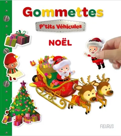 Noël : mes premières gommettes P'tits véhicules