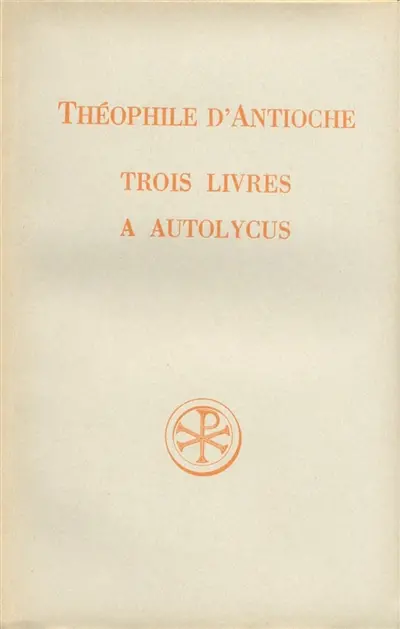 Trois livres à Autolycus