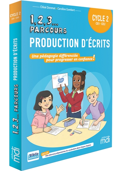 1, 2, 3... parcours, production d'écrits CE1, CE2, cycle 2