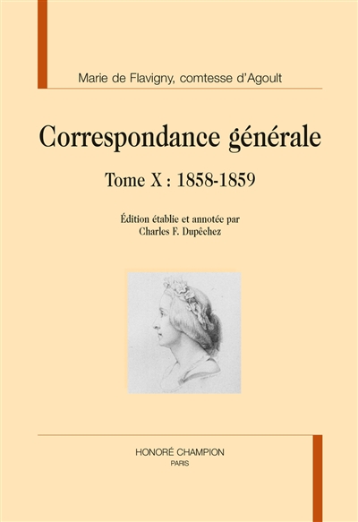 Correspondance générale. Vol. 10. 1858-1859