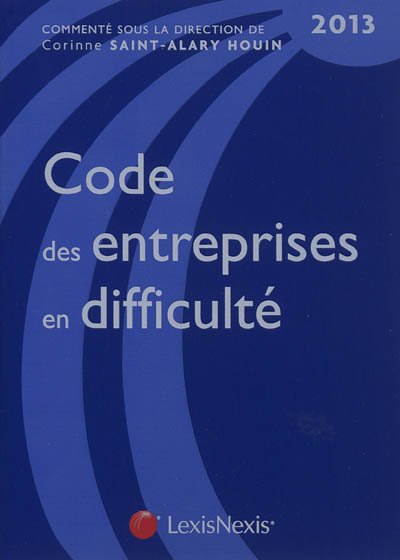 Code des entreprises en difficulté : 2013