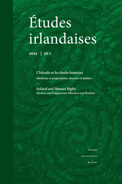 Etudes irlandaises, n°...