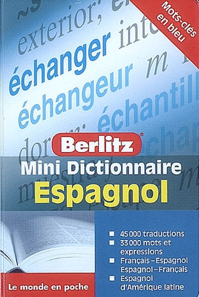 Mini dictionnaire espagnol : français-espagnol, espagnol-français