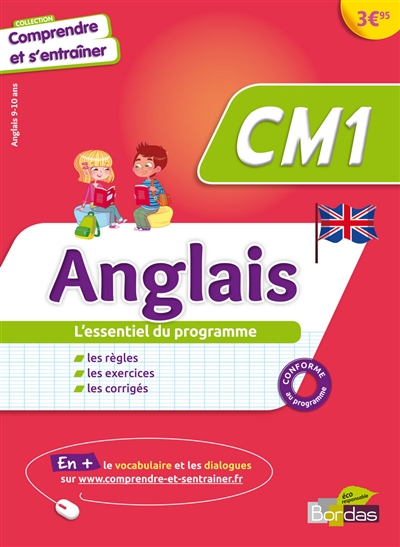 Anglais, CM1 : l'essentiel du programme
