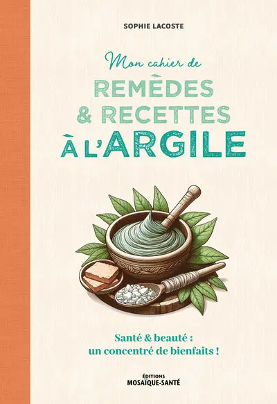 Mon cahier de remèdes & recettes à l'argile : santé & beauté : un concentré de bienfaits !