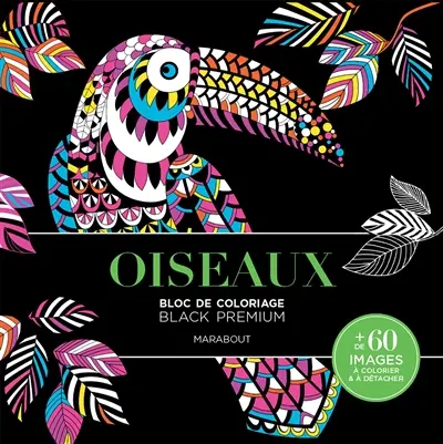 Oiseaux : bloc de coloriage