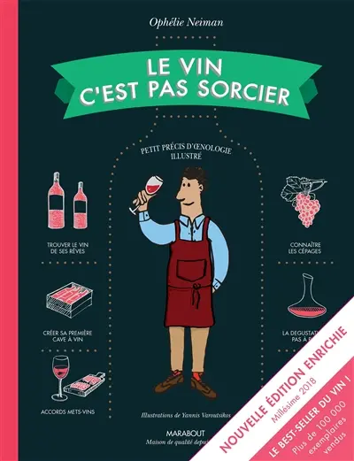 Le vin c'est pas sorcier : petit précis d'oenologie illustré