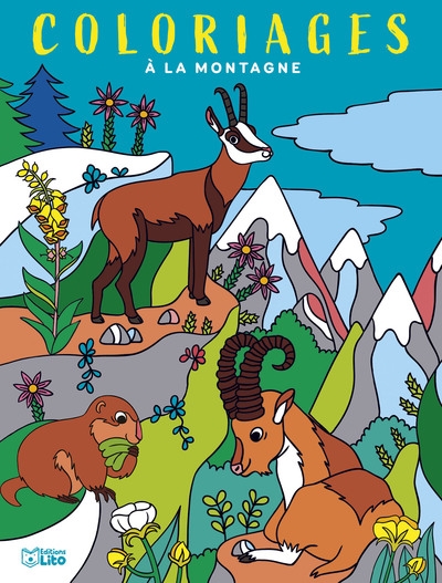 A la montagne : coloriages