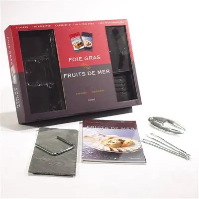 Foie gras, fruits de mer : coffret duo gourmand