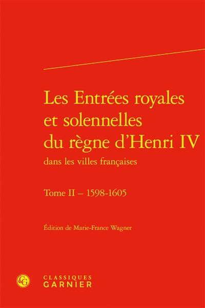 Les entrées royales et...