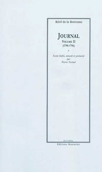 Journal. Vol. 2. 1790-1796