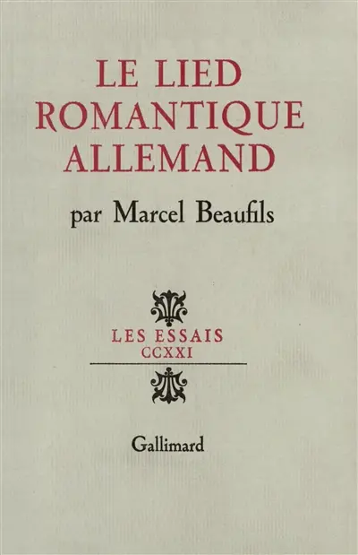 Le Lied romantique allemand