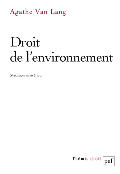 Droit de l'environnement