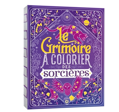 Le grimoire à colorier des sorcières