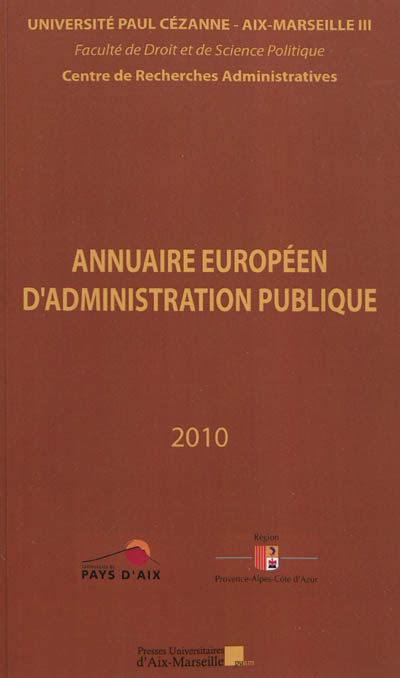 Annuaire européen d'administration publique, n° 33. Les problèmes de l'eau en Europe