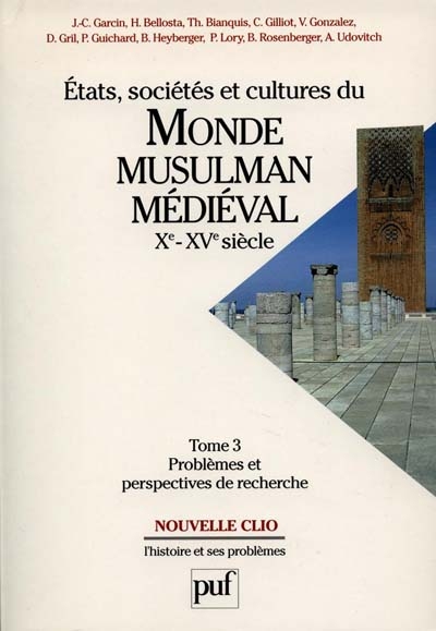 Etats, sociétés et cultures du monde musulman médiéval, Xe-XVe siècle. Vol. 3. Problèmes et perspectives de recherches