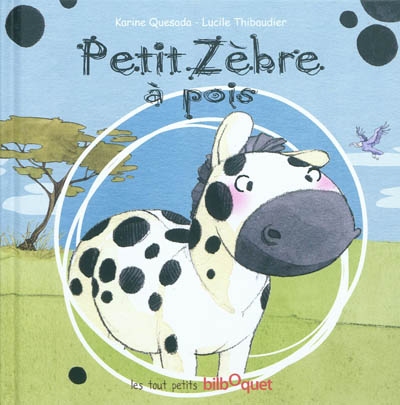 Petit zèbre à pois