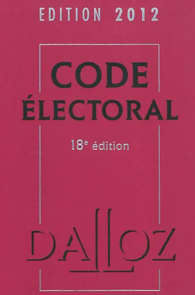Code électoral 2012