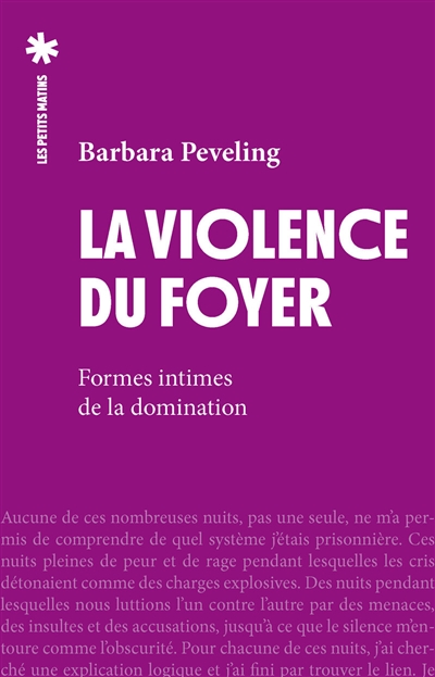 La violence du foyer :...