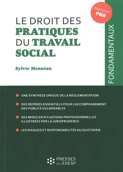 Le droit des pratiques du travail social
