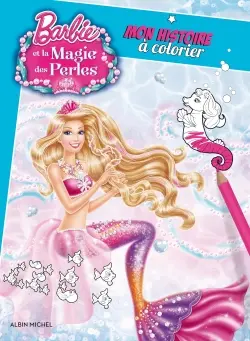 Barbie et la magie des perles : mon histoire à colorier