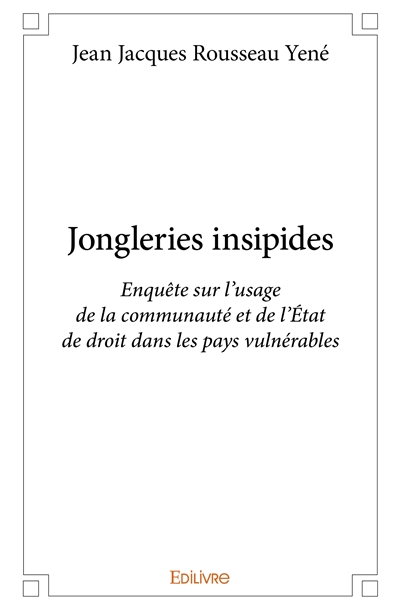 Jongleries insipides :...
