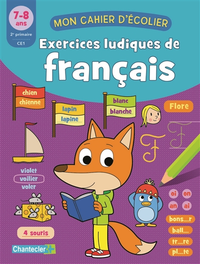 Exercices ludiques de français, 7-8 ans, 2e primaire-CE1