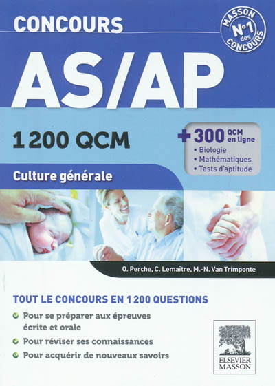Concours AS-AP : 1.200 QCM culture générale