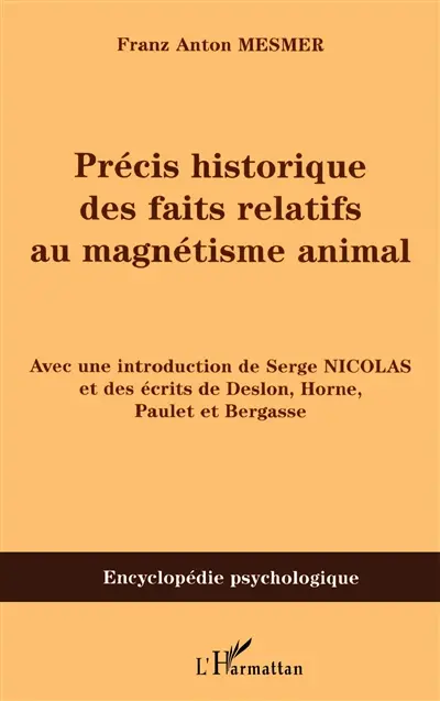 Précis historique des faits relatifs au magnétisme animal : 1781