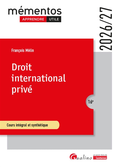 Droit international privé :...
